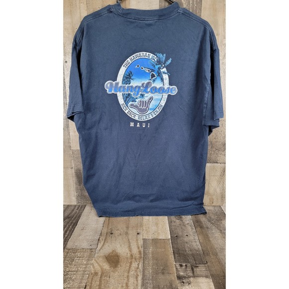 Hawaii Hang Loose Kick Back relax and Enjoy Adult Tee Size XL - Picture 3 of 6